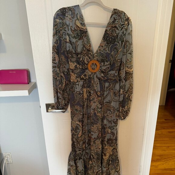 💥BLUE DRESS 💥✨PERFECT CONDITION✨ ⁉️ MAKE AN OFFER ⁉️ - Picture 2 of 12